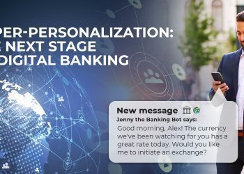 Digital banking customer receives hyper-personal AI message