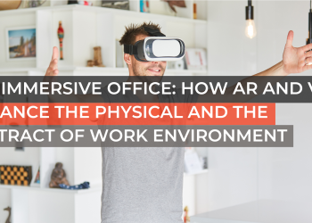 The Immersive Office: How AR and VR Enhance the Physical and the Abstract of Work Environment